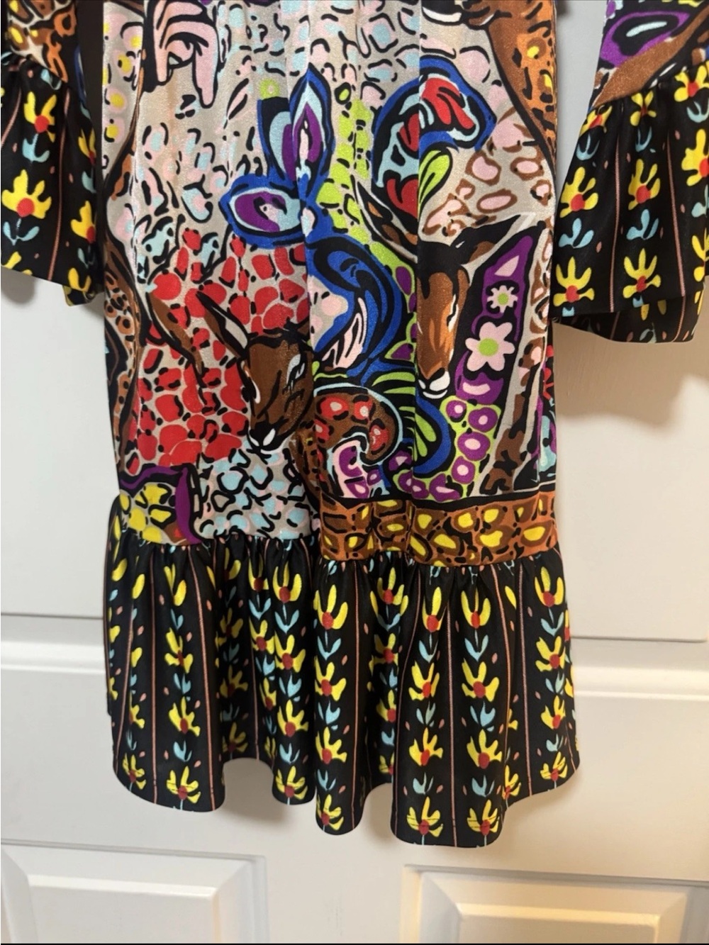 Vintage Betsey Johnson Collection Runway Bambi Dress Y2K Size 10 - Picture 3 of 9